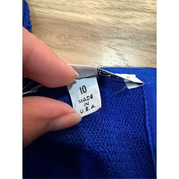 St. John by Marie Gray Santana Knit Mock Neck Long Sleeve Dress Sz 10 or M - Picture 6 of 11